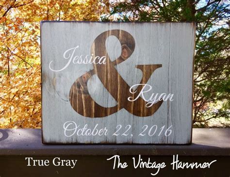 Wedding Sign Wood Sign Sayings Wood Sign Custom Name Etsy Hand