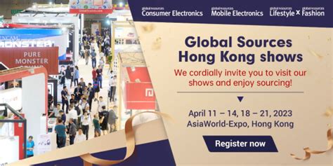 2023apr11th14th Global Sources Hong Kong Showconsumer Electronics