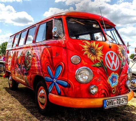 Pin By Eric Antonio On I Love The 60s Hippie Car Vw Van Volkswagen
