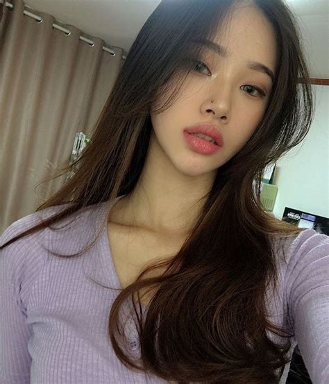 Asian Long Hair Hey Pretty Girl Japanese Face Filipina Beauty