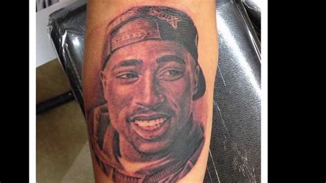 2pac Tattoo Tribute Done By Jason Stores Youtube