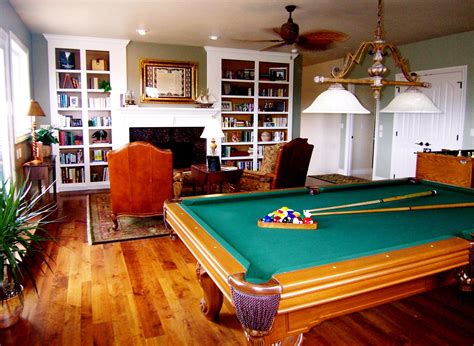 It is a central piece of game room furniture that draws the eye, provides ample space for each player, and provides a safe area for drinks that won't damage the playing surface. Room Resolutions - Interiors by Jane Cunningham - Living ...