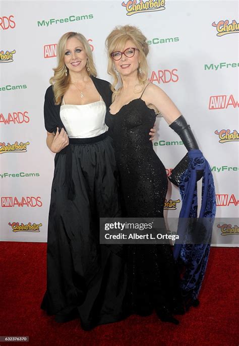Actresses Julia Ann And Nina Hartley Arrive At The 2017 Adult Video