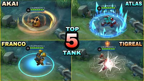 Top 5 Best Tank For 2023 Mobile Legends Youtube