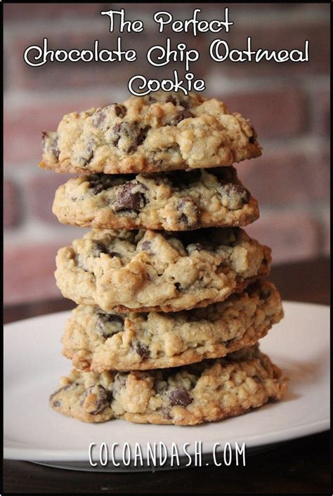 This classic oatmeal cookie recipe from delish.com can be personalized just for you. The Perfect Chocolate Chip Oatmeal Cookie | Recipe ...