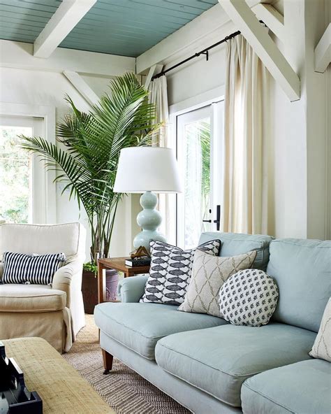 21 Coastal Sofas For Your Beach Home Beach House Living Room Beach