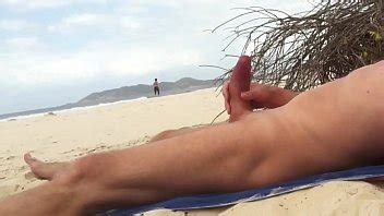 Nude Beach Wank For Sexy Jogger XNXX COM