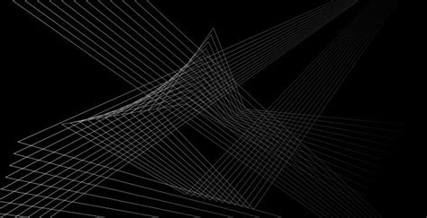 Desktop Wallpaper White Geometry Shapes Lines Dark Hd Image Picture