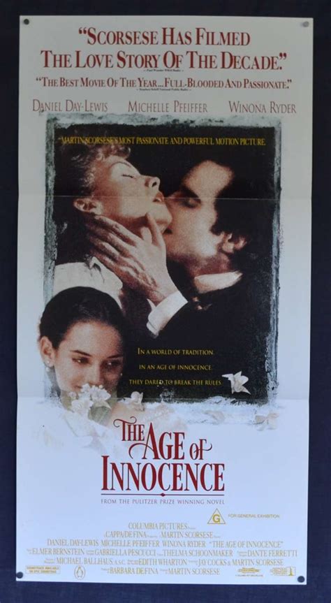 All About Movies The Age Of Innocence Movie Poster Original Daybill 1993 Daniel Day Lewis