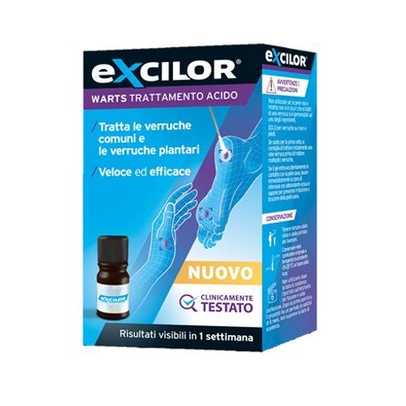 Excilor Warts Trattamento Acido Verruche Flacone 4 Ml + 32 ...