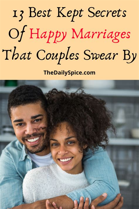 13 Best Kept Secrets Of A Happy Relationship The Daily Spice In 2020