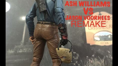 Ash Williams Vs Jason Voorhees Remake Stop Motion Youtube