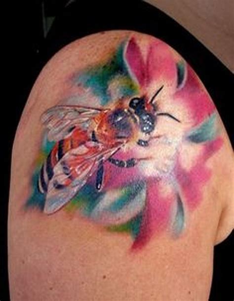 Geometric Tattoo Queen Bee Tattoo Side Body
