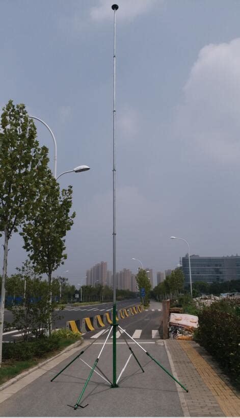 Tiang Antena Antena Pol Crank Up Telescoping Antenna Mast 40ft 12m