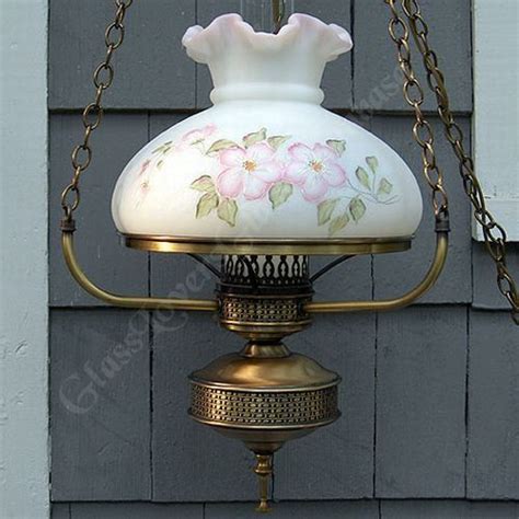 See more ideas about fenton lamps, fenton, fenton glass. Hand Painted Hanging Lamp by Fenton - Pic 1 of 2 | Fenton ...