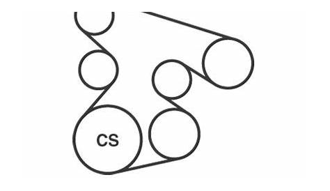 2005 nissan altima serpentine belt diagram