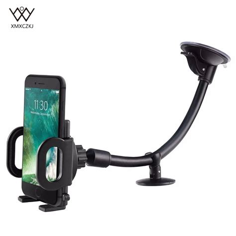 Car Mount Holder Universal Windshield Dashboard Flexible Long Arm Car