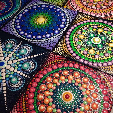 My first red mandala on mini canvas | Mini canvas art, Mandala painting