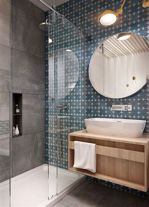 20 Blue Grey Bathroom Tiles Decoomo