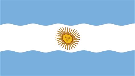 Bandera Argentina Flameando Ondeando Youtube