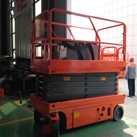 High Efficiency Self Propelled Scissor Lift Hydraulic Man Lift Equipment