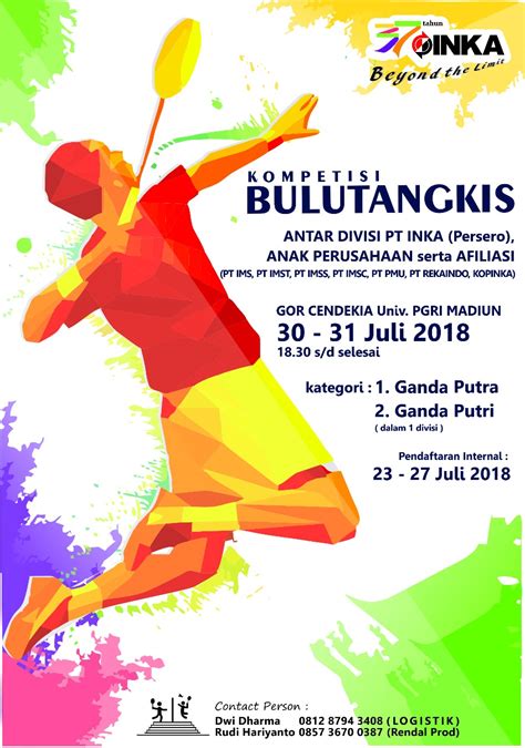 Desain Spanduk Badminton Homecare24