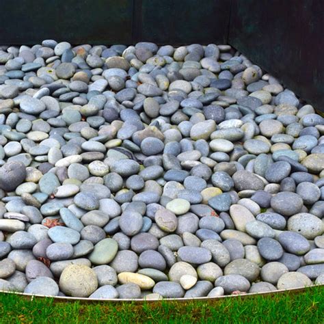 Mexican Beach Pebble Bulk 3000lbs Sound Stone Supply
