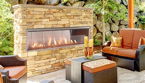 Superior 60 Outdoor Linear Fireplace Fines Gas