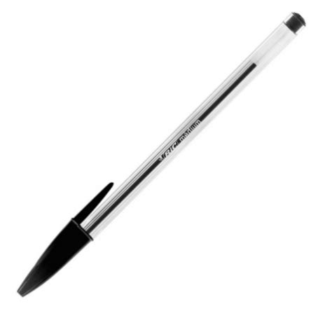 Bic Cristal Original Ballpoint Pens Medium Point 10 Mm Black Box