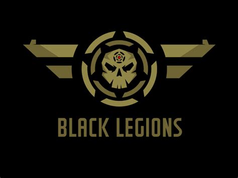 Black Legions Logo Template By Petya Hadjieva Ivanova On Dribbble