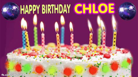 Happy Birthday Chloe Images 