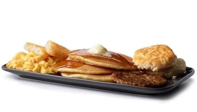 Our random meal brings us the big breakfast with hotcakes. McDonald's Big Breakfast with Hotcakes Nutrition Facts