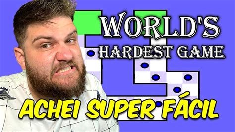 O Jogo Mais DifÍcil Do Mundo Worlds Hardest Game Youtube
