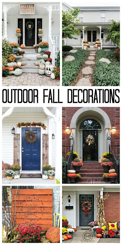 Easy Outdoor Fall Decor Inspiration The Country Chic Cottage