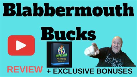 Blabbermouth Bucks Review Plus Exclusive Bonuses Blabbermouth