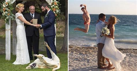 25 Funniest Pictures Ever Taken At Weddings Bouncy Mustard