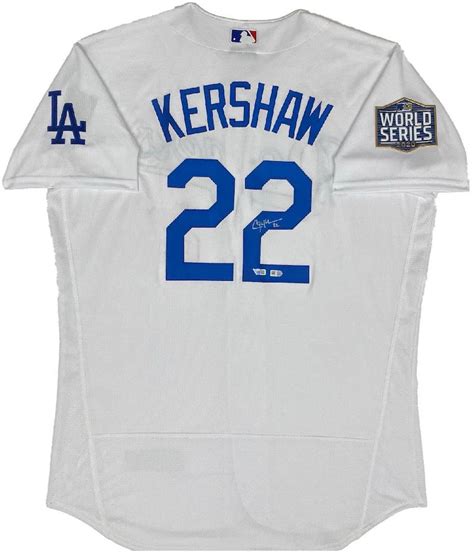 The checkdown jersey giveaway, featuring michael vick (hereafter, sweepstakes) is open to legal residents of fifty (50) united states and district of columbia, eighteen (18) years of age or older as of. Clayton Kershaw Signed Dodgers Jersey with 2020 World ...