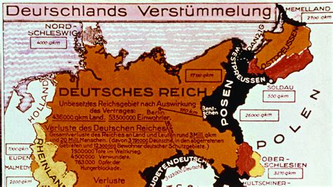 Quellenanalyse Geschichte Beispiel Karte Zum Versailler Vertrag