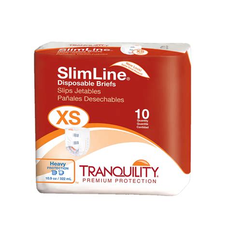 Tranquility Slimline Disposable Adult Diapers With Tabs Heavy