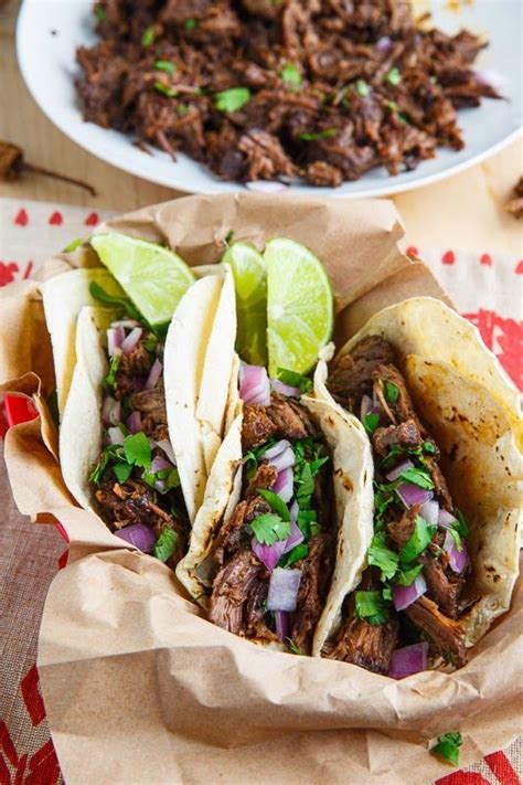 With a subtle mustard and garlic flavor this beef dish is very easy to make for dinner. Barbacoa Tacos | Recipe | Recipes, Beef recipes, Chuck steak recipes
