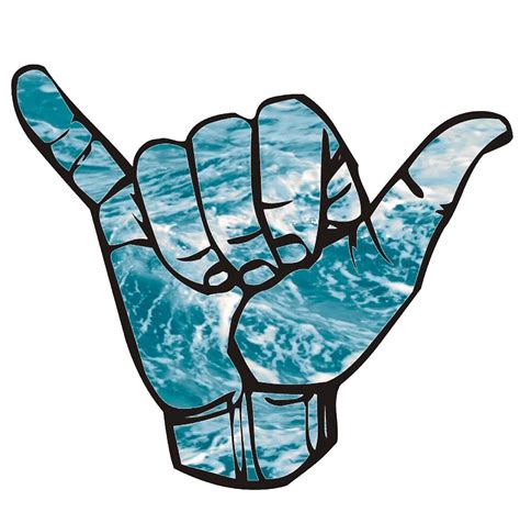 Unique aesthetic stickers featuring millions of original designs created and sold by independent artists. "shaka / hang loose surfer sticker, beach tumblr ...