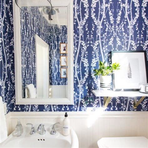 Self-adhesive, Removable Wallpaper - Tempaper Designs | Bathroom