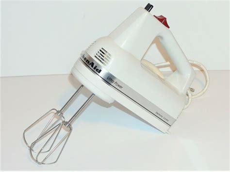Kitchenaid Ultra Power 3 Speed Hand Mixer Khm3wh W Stainless Beaters