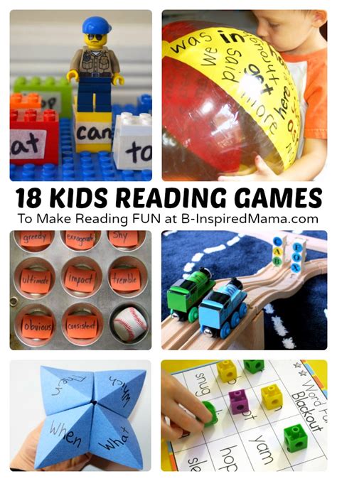 18 Fun Kids Reading Games And Activities B Inspired Mama