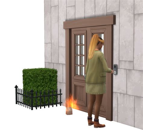 Ding And Ditch Smart Doorbell · Lot 51 Cc Sims 4 Mods And Resources