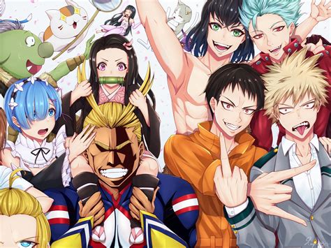 Boku no hero academia hd wallpapers, desktop and phone wallpapers. All Might Katsuki Bakugou Kimetsu no Yaiba 4K HD My Hero Academia Wallpapers | HD Wallpapers ...