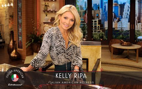 Kelly Ripa Italian American Actress Italian American Entertainment