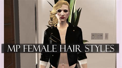 Hair Styles For Mpfemale Part 2 Wbelly Piercing 11 Gta 5 Mod