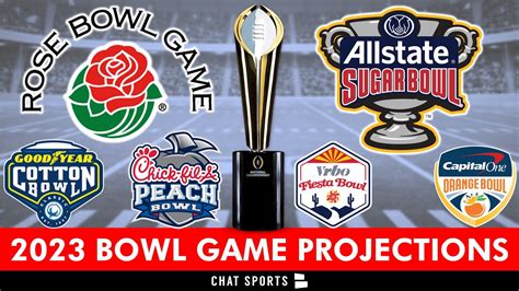 College Football Bowl Projections Cfp Semifinals New Years Six