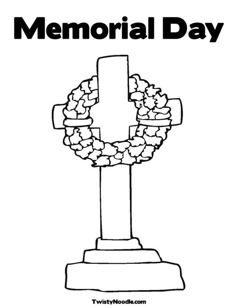 Free Printable Memorial Day Coloring Pages Color On Pages